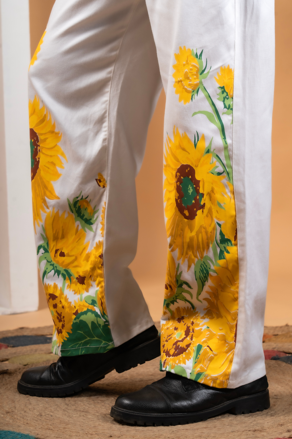 White Denims Sun flower Pants