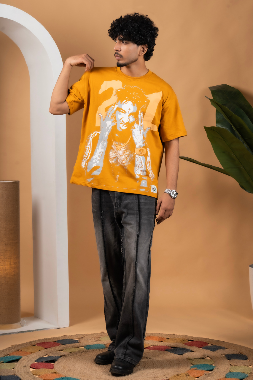 21 Savage Mustard Oversized Tee