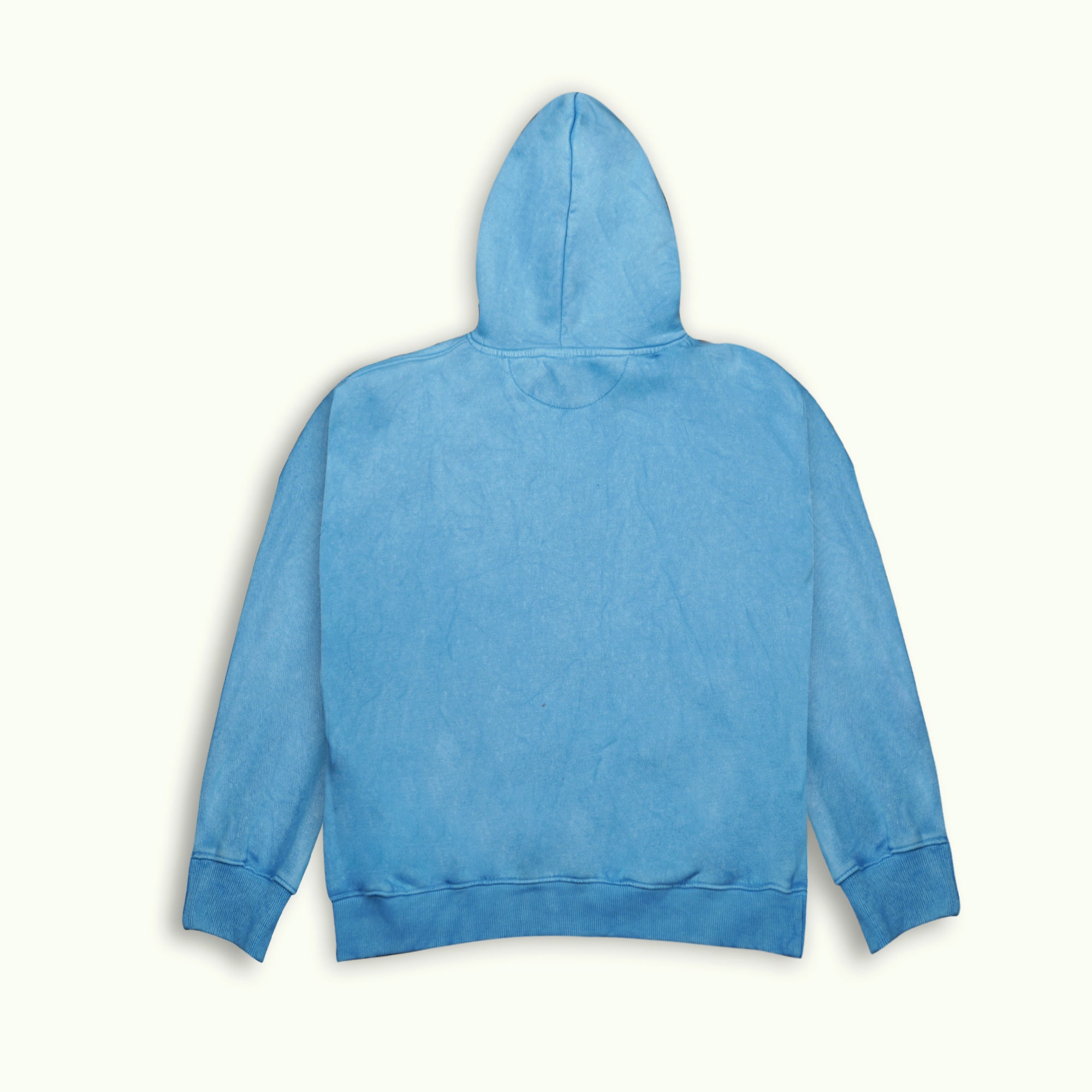 MOJO JI Acid Wash Blue Hoodie