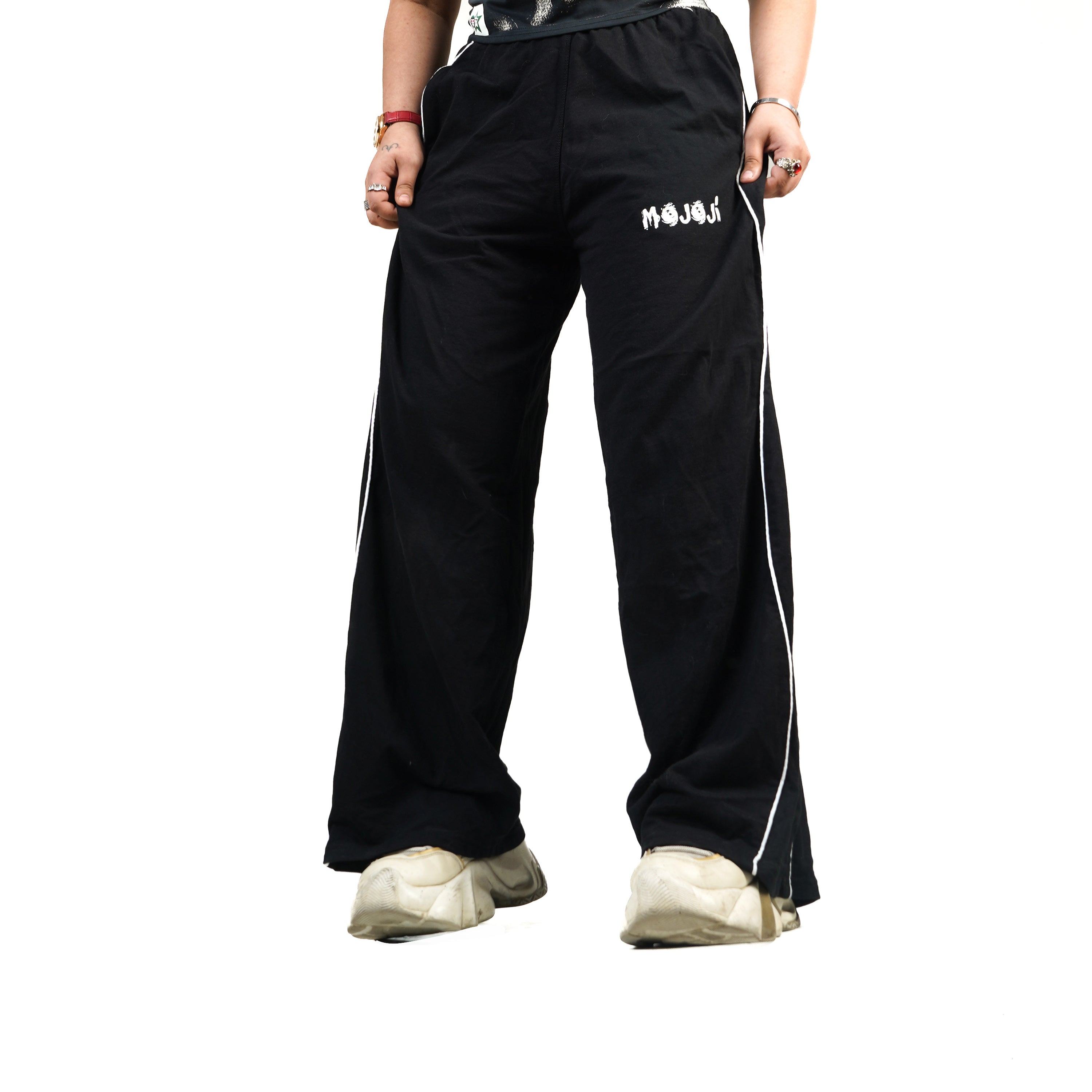 MOJO JI White Striped Black Lower