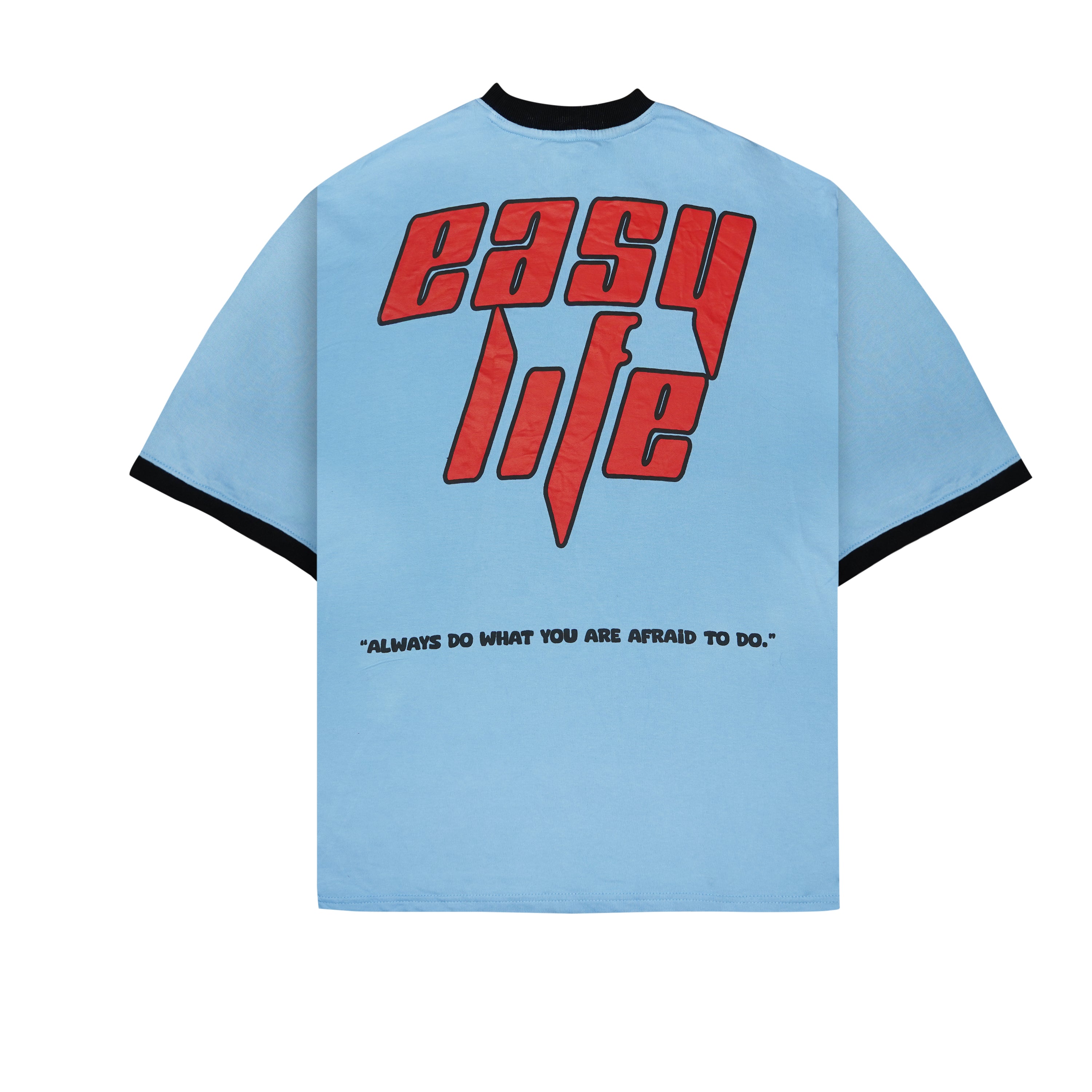 MOJO JI Easy life Oversized Blue T-shirt